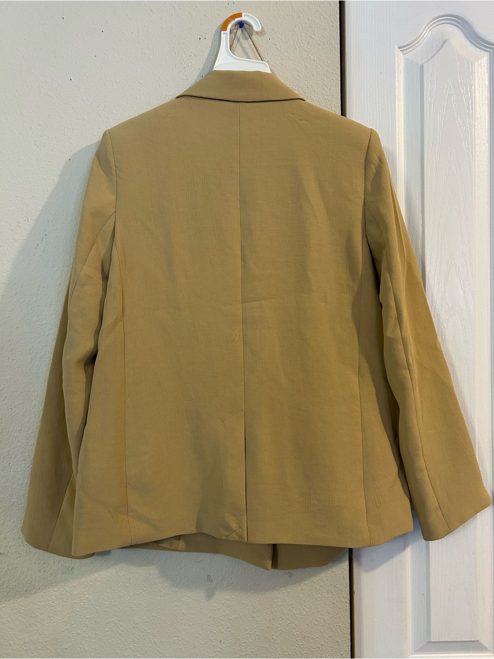 a new day Women's Camel Double-Button Blazer - Picture 2 of 6
